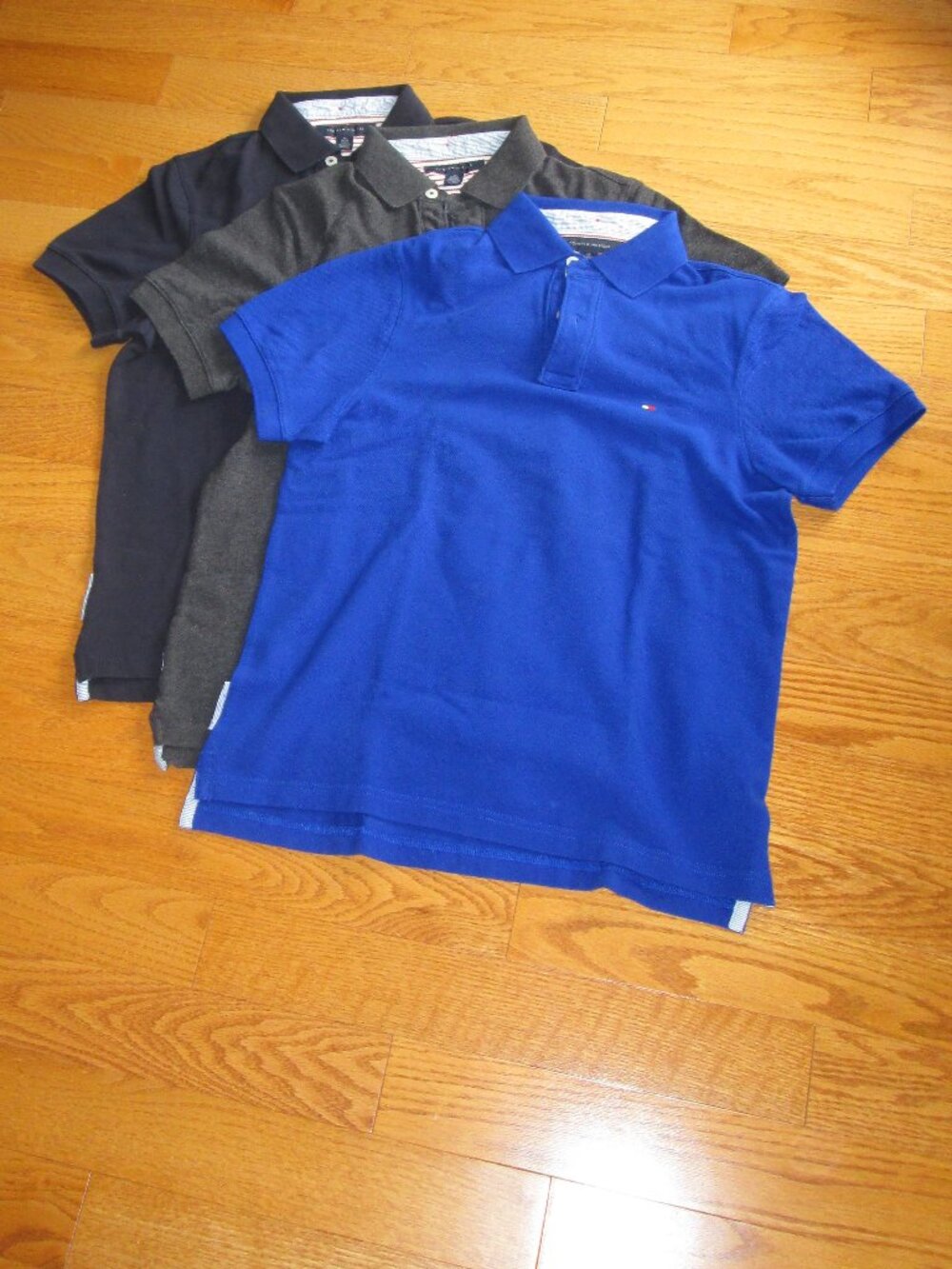 New without tags Men's Tommy Hilfiger 3 Polo Shirts 100% Cotton Size XS